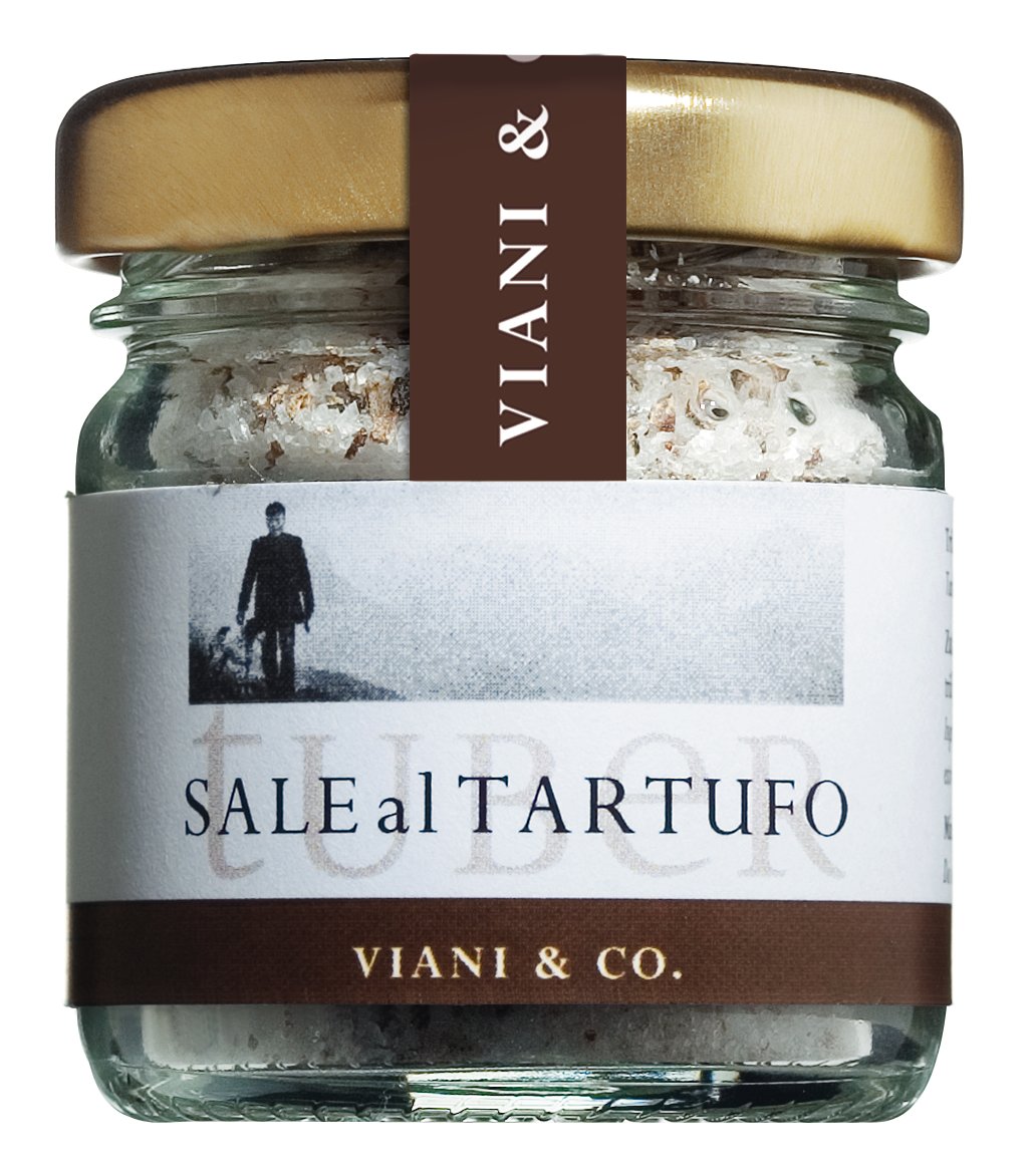 Viani & Co. - Meersalz mit Sommertrüffeln, 40 g Glas