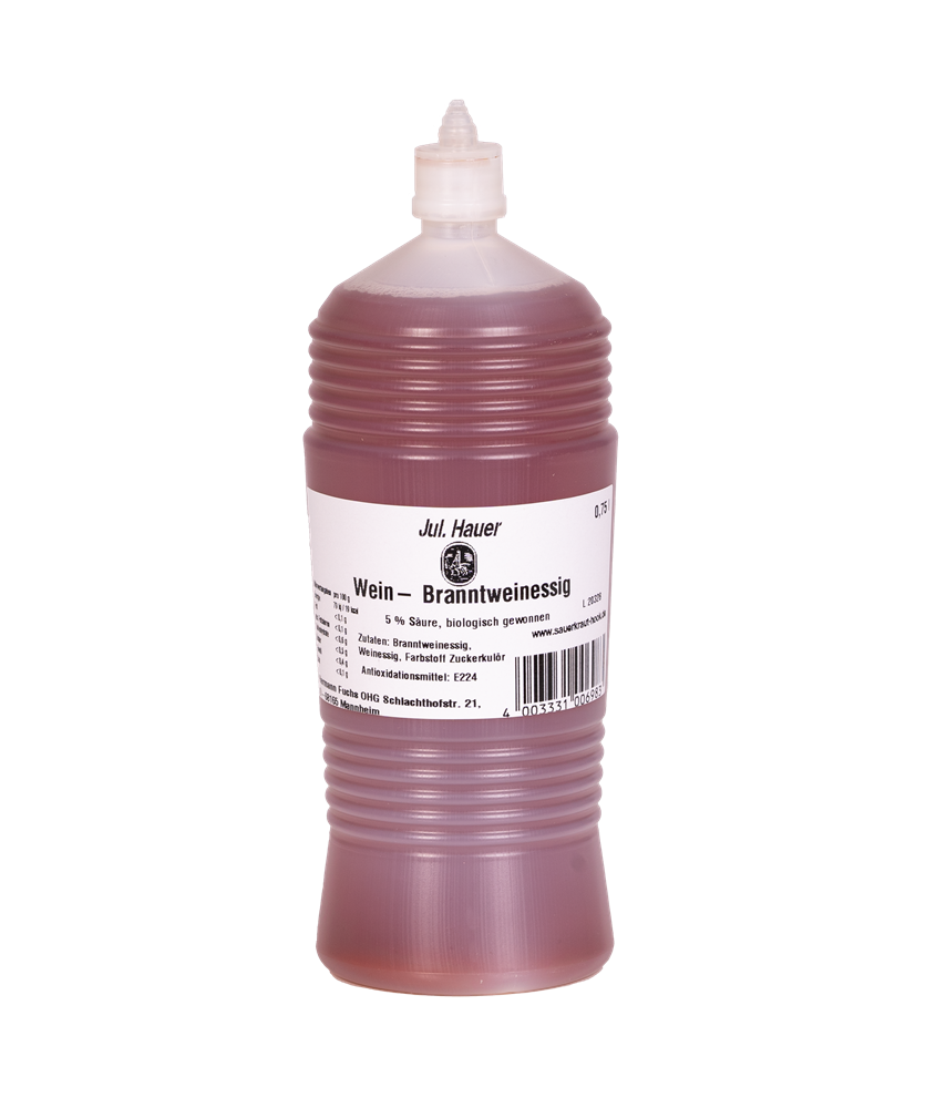 Hauer - Wein-Branntwein-Essig, 6 x 750 ml Flasche Hauer - Wein-Branntwein-Essig, 6 x 750 ml Flasche