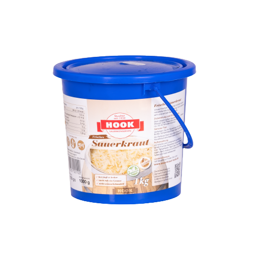 Frisches Sauerkraut, 1 kg Eimer Frisches Sauerkraut, 1 kg Eimer