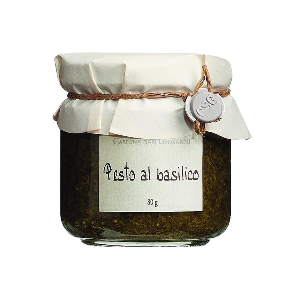 Cascina San Giovanni - Pesto al basilico, 80 g Glas