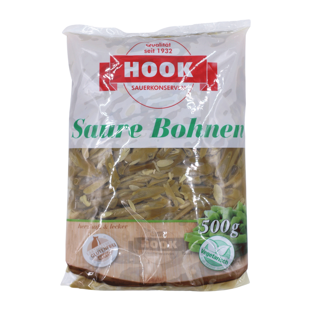 Saure Bohnen, 5 x 500 g Beutel Saure Bohnen, 5 x 500 g Beutel