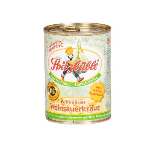 Filder - Weinsauerkraut "Spitzbüble", 6 x 550 g Dose